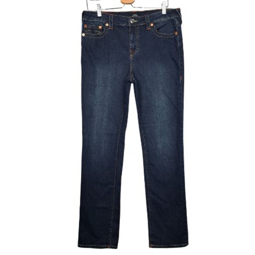 True Religion Billie Mid Rise Straight Jeans - Picture 2 of 11